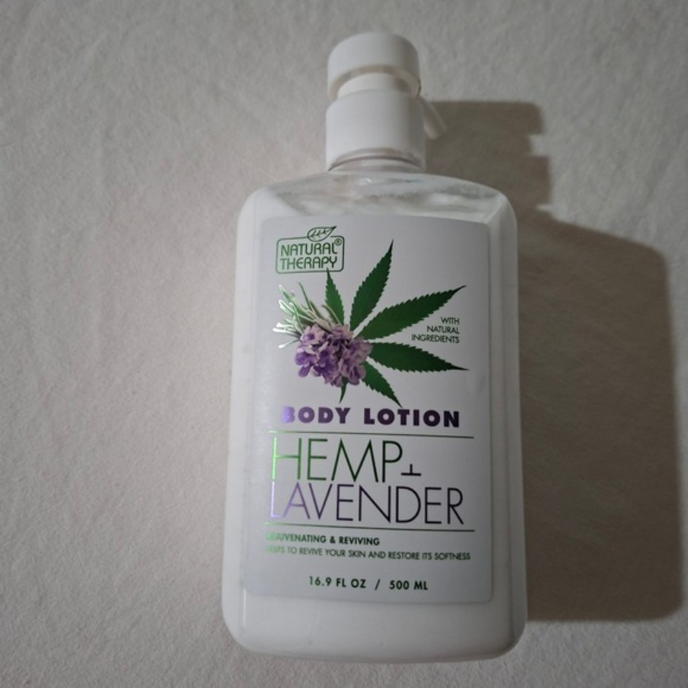 Natural Therapy‎ Hemp Lavender Body Lotion 16.9 oz Pump Rejuvenating Reviving